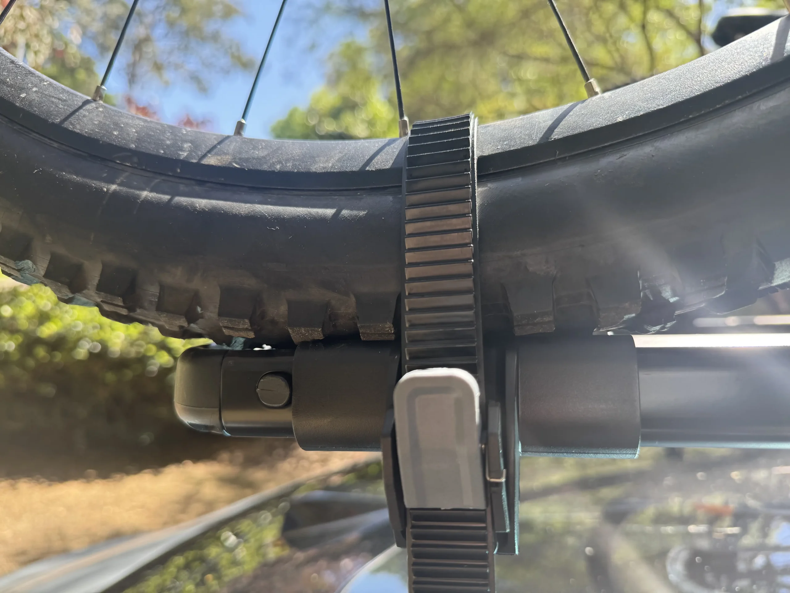 a big bike is a bit past the limit for the yakima frontloader