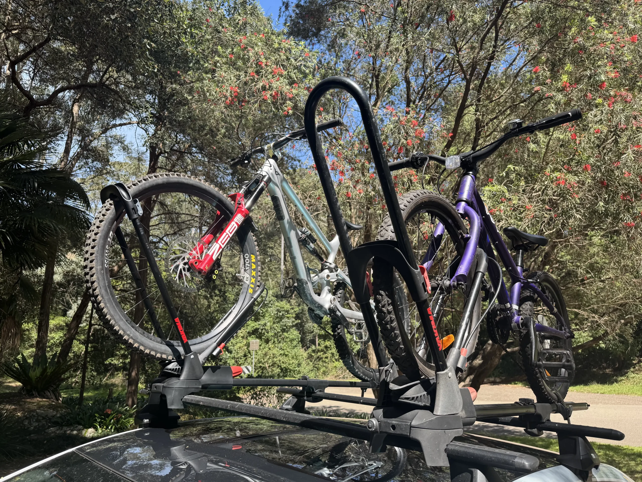 Long term review of the yakima frontloader for a family of bikes
