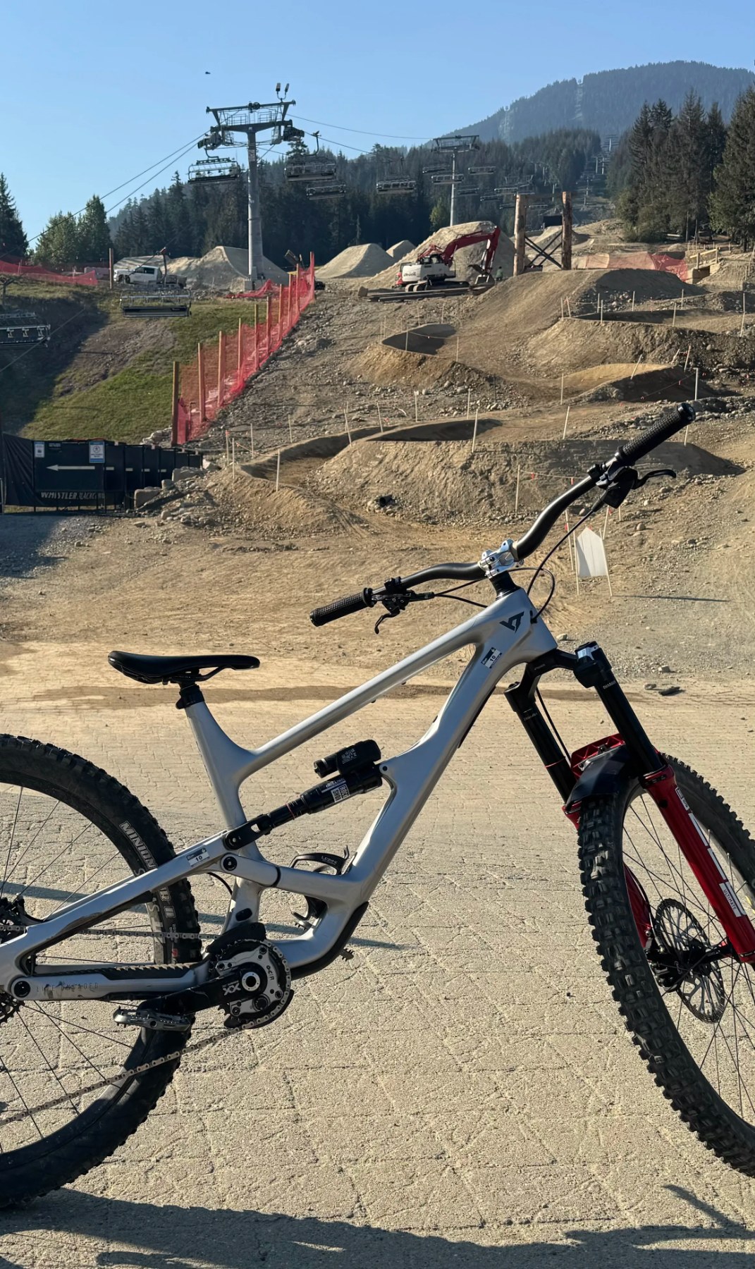 RockShox Flight Attendant being tested to the limit